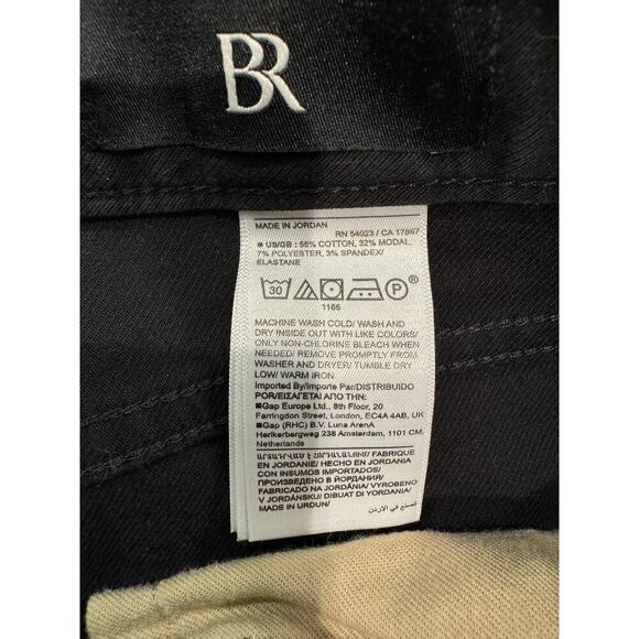 Banana Republic Men's Size 36x32 The Traveler Slim Fit Black Pants - Picture 7 of 8